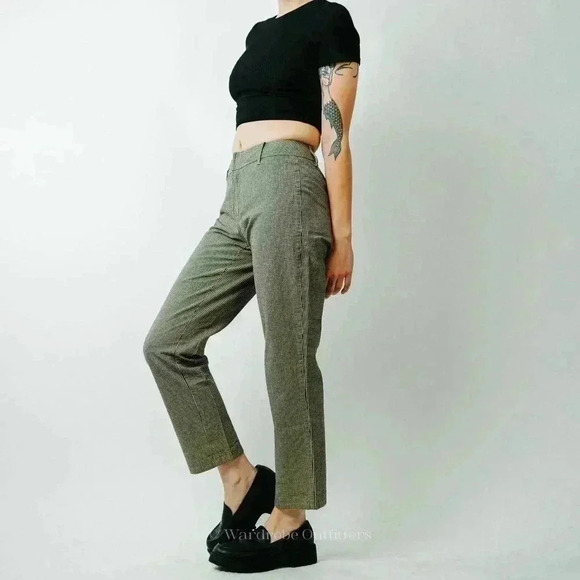 Lizwear Liz Claiborne Gingham Checker Plaid Trouser Pants - 6 - Picture 3 of 11